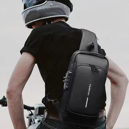 USB Charging Crossbody Shoulder Bag Multifunctional Anti-theft